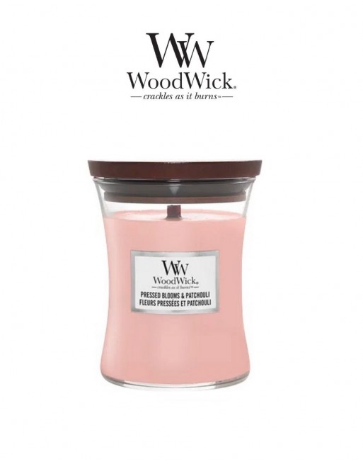 WoodWick Medium 'Pressed Blooms & Patchouli'