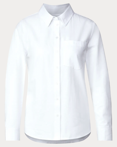 Effen witte blouse