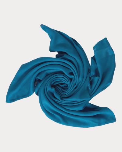 Ronde sjaal in effen kleur