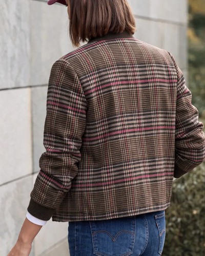Check Wool Jacket